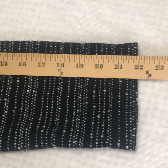 Chico’s Design Patchwork Look Jacket Button Front Black & White Size 1 Medium - Picture 11 of 12